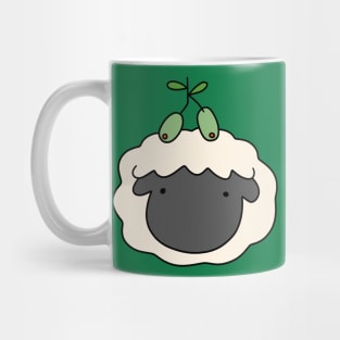 Olive Sheep Face Mug